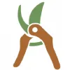 Garden pruning shears icon